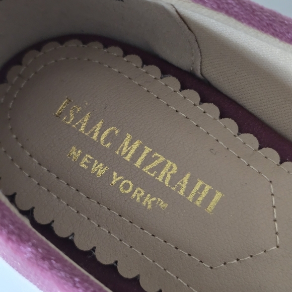 Issac Mizrahi velvet with bow embellishment  color pink size 6.5 - Picture 8 of 8